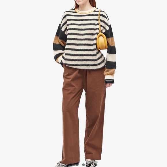 Stine Goya Women's Shea Striped Knitted Jumper in Multicolour Stripes - Picture 3 of 8